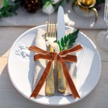 Chuangdi Vintage Velvet Ribbon - Perfect for Crafting and Gifts