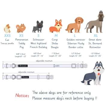 Maca Bates Fall Dog Collar with Sailor Bow Tie Pumpkin Plaid Dogs Collars with Bowtie Checkered Halloween Thanksgiving Day Adjustable Puppy Colar for Small Medium Large Girl Boy Male Female Pet