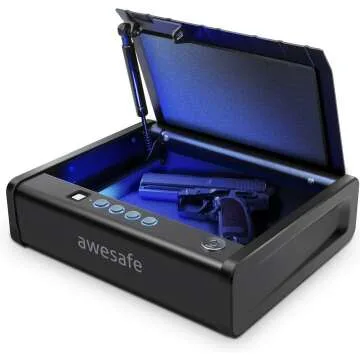 awesafe Gun Safe with Biometric Fingerprint Access