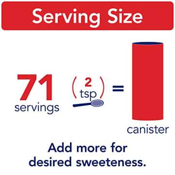 N'Joy Sugar Canister – Pure Granulated Sugar, 20 Ounce