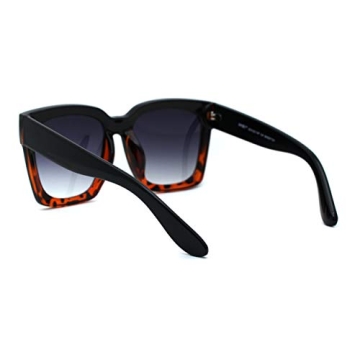 Stylish Oversized Women's Horned Rim Sunglasses