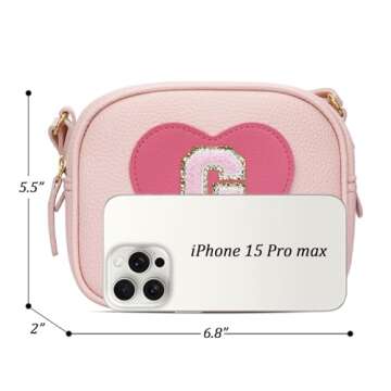 KKXIU Kids Purse Toddler Gifts for Girls and Women Vegan Leather Crossbody Bag with Tassel (G)