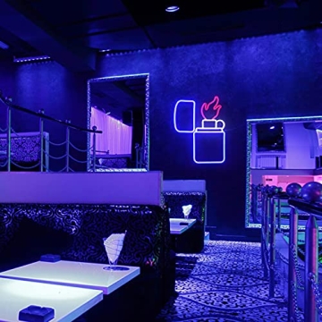 Lighter Shaped Neon Sign - Unique LED Room Decor