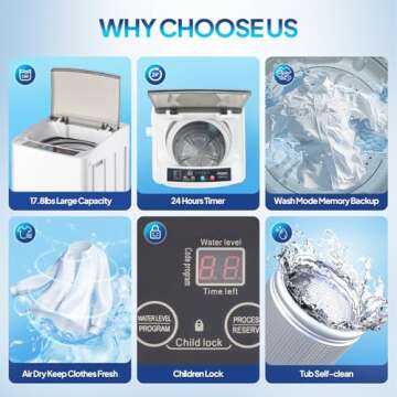 Compact Washer and Dryer Set for Efficient Laundry Care