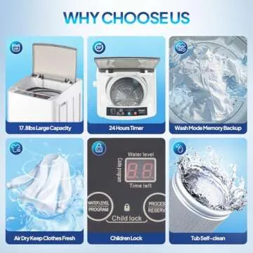 Compact Washer and Dryer Set for Efficient Laundry Care