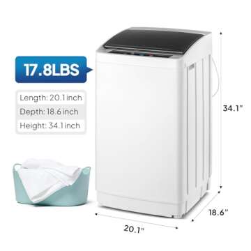 Compact Washer and Dryer Set for Efficient Laundry Care