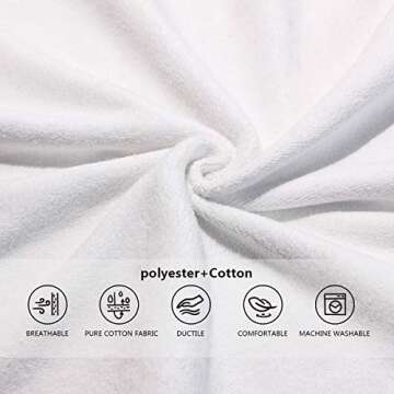 Blue Hydrangea Butterfly Hand Towels 16x30 in Spring Summer Watercolor Floral Purple Flower Bathroom Towel Small Bath Towel Kitchen Dish Guest Towel Decorations for Hand Face Gym Spa Bathroom