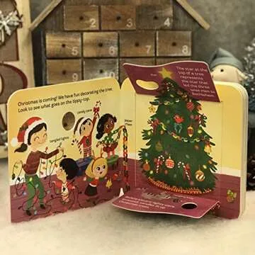 Ho Ho Ho! Christmas Lift-a-Flap Board Book for Kids Ages 0-4 (Peek a Flap) (A Peek a Flap Book)