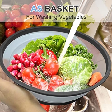 LekDrok 10 Inch Microwave Cover & Collapsible Mat for Kitchen