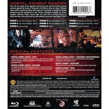 Mortal Kombat: Legacy Blu-ray - Ultimate Collector's Edition