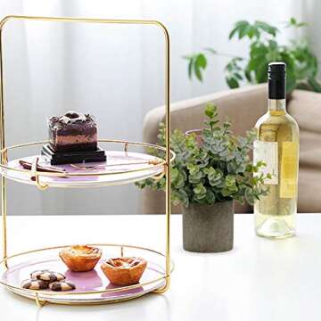 Zcaukya Small Potted Artificial Plants for Home Decor