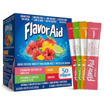 Flavor Aid Aguas Frescas Singles To Go Variety Pack Enhancing Hydration