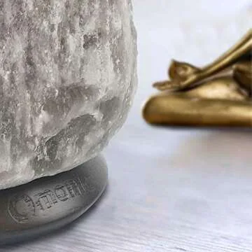 Authentic Himalayan Salt Lamp with Dimmable Light