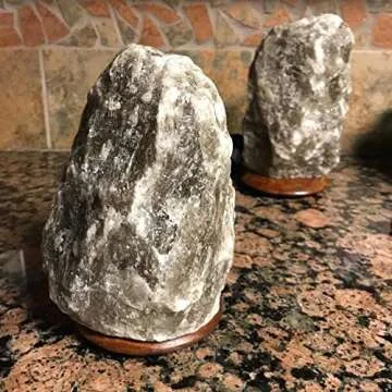 Authentic Himalayan Salt Lamp with Dimmable Light