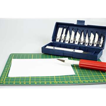 SE 16-Piece Hobby Knife Set with Aluminum Collet Chucks - 813PK