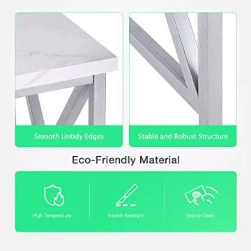 AZL1 Modern Coffee Table with Glossy White Finish