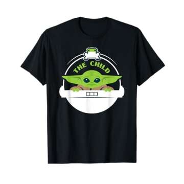 Star Wars The Mandalorian The Child Floating Pod Frog Snack T-Shirt