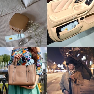 Mini Travel Umbrella for Sun and Rain Protection