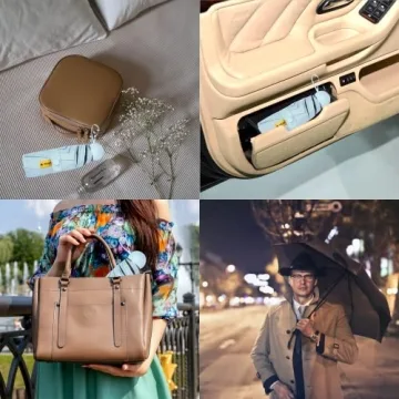 Mini Travel Umbrella for Sun and Rain Protection