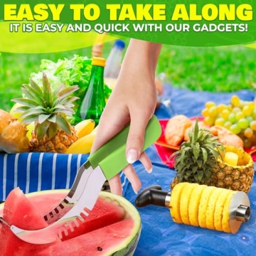 10 Pcs Fruit Slicer Set - Ideal Kitchen Gift Tools