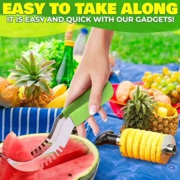 10 Pcs Fruit Slicer Set - Ideal Kitchen Gift Tools