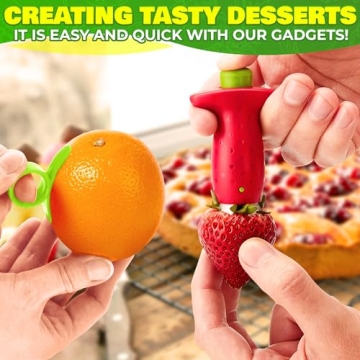 10 Pcs Fruit Slicer Set - Ideal Kitchen Gift Tools