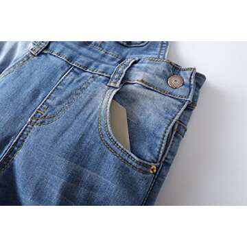 Stylish KIDSCOOL SPACE Jean Overalls for Toddlers 18-24 Months