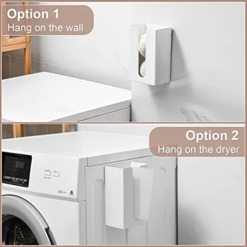 Magnetic Dryer Sheet Holder Laundry Room Organizer