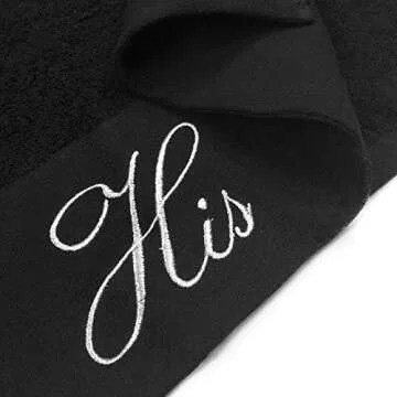 Custom Velour Bathrobes & Towels for Couples