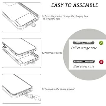 Chic Cosace Acrylic Phone Charm Wrist Strap for All Phones