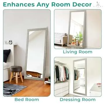 Naomi Home Farmhouse Full-Length Mirror - Rustic Design