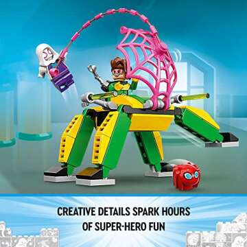 LEGO Marvel Spider-Man at Doc Ock’s Lab Playset for Kids
