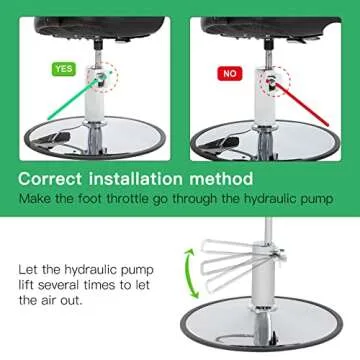 Comfortable Heavy-Duty Salon Chair with Adjustable Height