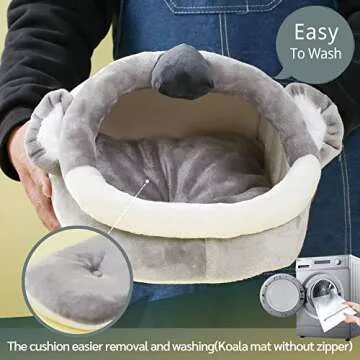JanYoo Warm Bunny Bed for Indoor and Outdoor Pets