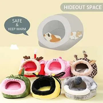 JanYoo Warm Bunny Bed for Indoor and Outdoor Pets