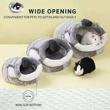 JanYoo Warm Bunny Bed for Indoor and Outdoor Pets