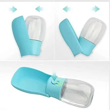 WILIFDOM Portable Dog Water Bottle for Outdoor Adventures