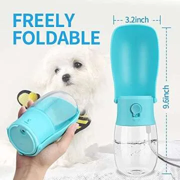 WILIFDOM Portable Dog Water Bottle for Outdoor Adventures