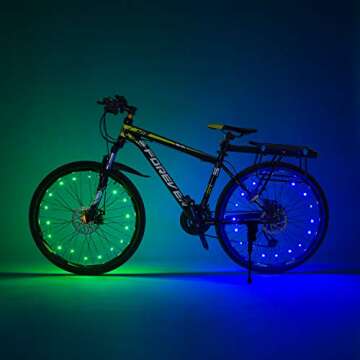 willceal Bike Spoke Light 6PCS - LED Safety Lights for Bicycles