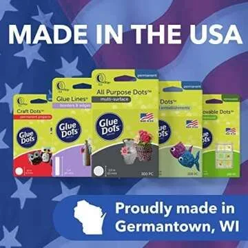 Permanent Glue Dots - Pack of 60 for Easy Bonding