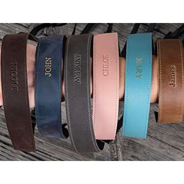 Personalized Leather Camera Strap - Custom Camera Strap - Ideal Gift for Photographers