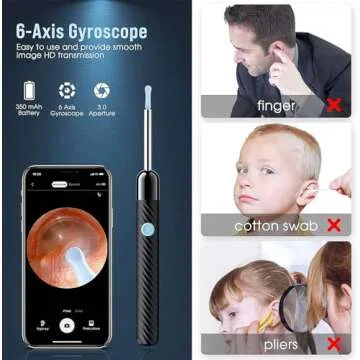 Ear Wax Removal Tool with Ear Camera & Light