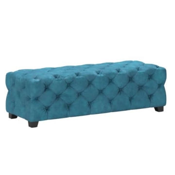 Luxurious Christopher Knight Home Piper Velvet Ottoman