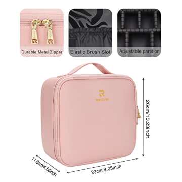 Stylish Makeup Organizer Bag - Travel-Friendly & Versatile