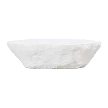 Tov Furniture Crag White Concrete Coffee Table