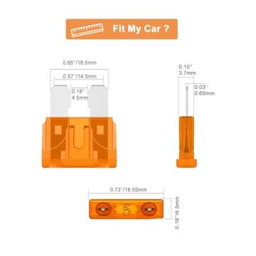 150pcs Car Automotive Rv Standard Fuses - Auto ATO Blade Fuse Assortment Kit (2A 3A 5A 7.5A 10A 15A ...