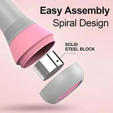 Adjustable Dumbbells Sets for Women, Dumbell Set Non-Slip Neoprene Dumbbells Free Weights Hand Weights for Exercise, 5 Weight Options from 2.2 to 4.4 lbs, Dumb Bells Workout Mancuernas