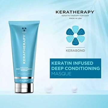 Keratherapy Keratin Infused Deep Conditioning Masque, 8 fl. oz., 237 ml - Moisturizing & Hydrating H...