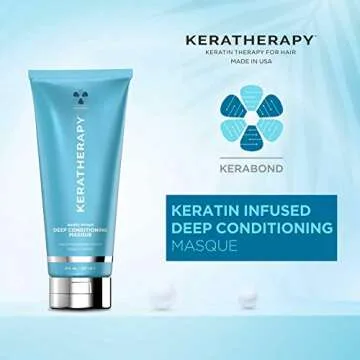 Keratherapy Keratin Infused Deep Conditioning Masque, 8 fl. oz., 237 ml - Moisturizing & Hydrating H...