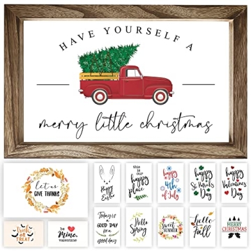 Farmhouse Wall Decor with Seasonal Designs - KIBAGA